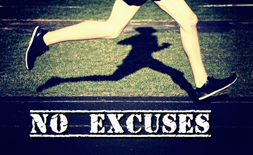There should be NO EXCUSES. Keep running for your calling!
